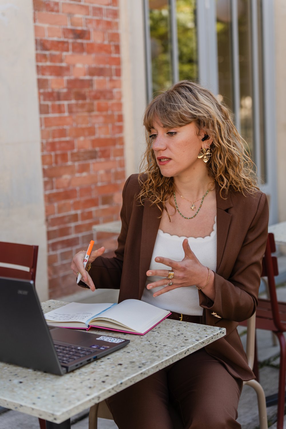 Marie Bras en session de coaching